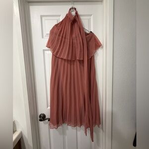 ASOS Blush Halter Dress